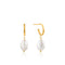 Ania Haie Pearl Mini Hoop Earrings Gold